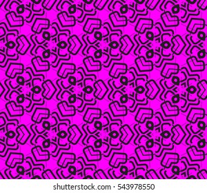 abstract seamless geometries pattern. Purple color. for wallpaper. design page fill. Vector illustration