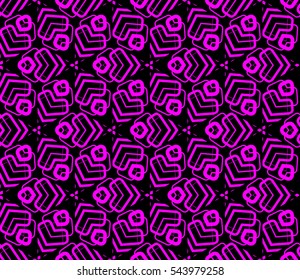 abstract seamless geometries pattern. Purple color. for wallpaper. design page fill. Vector illustration