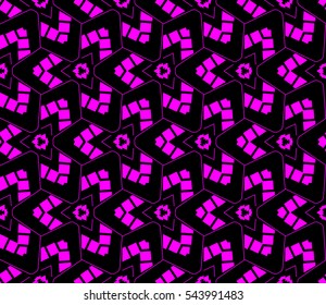 abstract seamless geometries pattern. Purple color. for wallpaper. design page fill. Vector illustration
