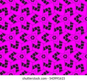 abstract seamless geometries pattern. Purple color. for wallpaper. design page fill. Vector illustration