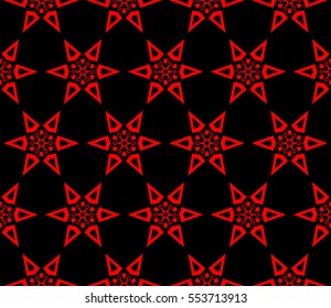 abstract seamless geometries pattern. Red color. for wallpaper. design page fill. Vector illustration
