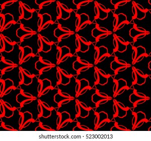 abstract seamless geometries pattern. Vector illustration. Red color. for wallpaper. design page fill