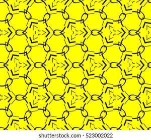 abstract seamless geometries pattern. Vector illustration. Yellow color. for wallpaper. design page fill