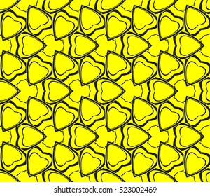 abstract seamless geometries pattern. Vector illustration. Yellow color. for wallpaper. design page fill