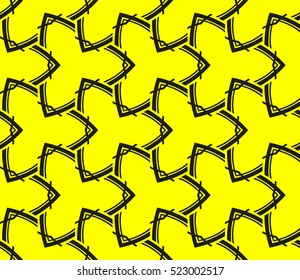 abstract seamless geometries pattern. Vector illustration. Yellow color. for wallpaper. design page fill