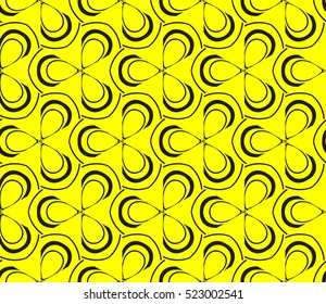 abstract seamless geometries pattern. Vector illustration. Yellow color. for wallpaper. design page fill