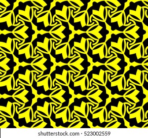 abstract seamless geometries pattern. Vector illustration. Yellow color. for wallpaper. design page fill