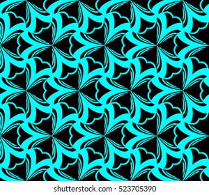 abstract seamless geometries pattern. Vector illustration. Blue color. for wallpaper. design page fill