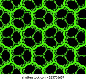 abstract seamless geometries pattern. Vector illustration. Green color. for wallpaper. design page fill