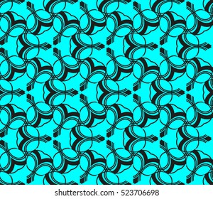 abstract seamless geometries pattern. Vector illustration. Blue color. for wallpaper. design page fill