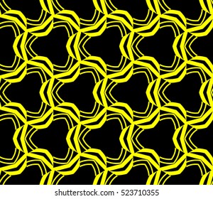abstract seamless geometries pattern. Vector illustration. Yellow color. for wallpaper. design page fill