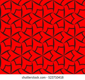 abstract seamless geometries pattern. Vector illustration. Red color. for wallpaper. design page fill