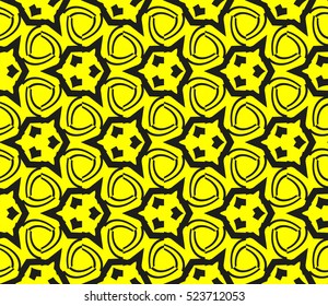 abstract seamless geometries pattern. Vector illustration. Yellow color. for wallpaper. design page fill