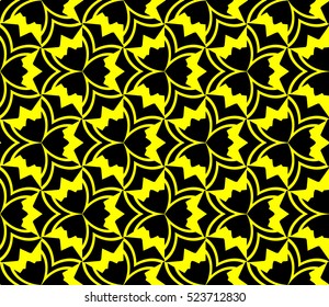 abstract seamless geometries pattern. Vector illustration. Yellow color. for wallpaper. design page fill