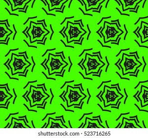 abstract seamless geometries pattern. Vector illustration. Green color. for wallpaper. design page fill