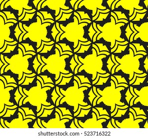 abstract seamless geometries pattern. Vector illustration. Yellow color. for wallpaper. design page fill