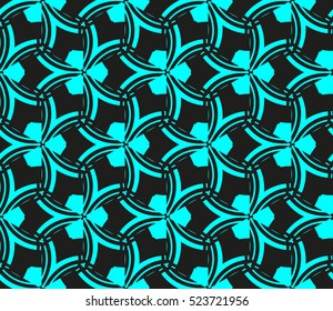 abstract seamless geometries pattern. Vector illustration. Blue color. for wallpaper. design page fill