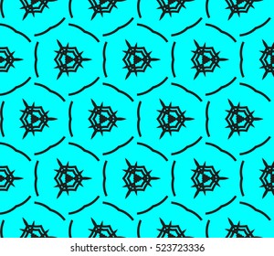 abstract seamless geometries pattern. Vector illustration. Blue color. for wallpaper. design page fill