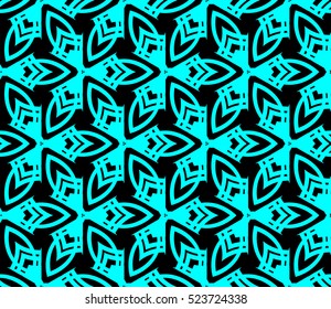 abstract seamless geometries pattern. Vector illustration. Blue color. for wallpaper. design page fill