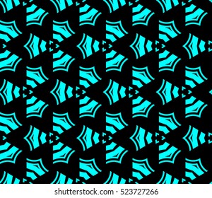 abstract seamless geometries pattern. Vector illustration. Blue color. for wallpaper. design page fill