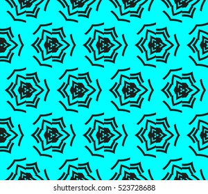 abstract seamless geometries pattern. Vector illustration. Blue color. for wallpaper. design page fill
