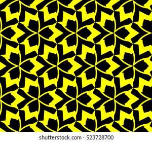abstract seamless geometries pattern. Vector illustration. Yellow color. for wallpaper. design page fill
