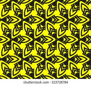 abstract seamless geometries pattern. Vector illustration. Yellow color. for wallpaper. design page fill
