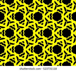 abstract seamless geometries pattern. Vector illustration. Yellow color. for wallpaper. design page fill