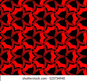abstract seamless geometries pattern. Vector illustration. Red color. for wallpaper. design page fill