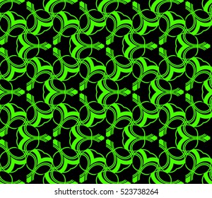 abstract seamless geometries pattern. Vector illustration. Green color. for wallpaper. design page fill