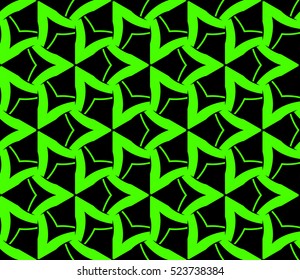 abstract seamless geometries pattern. Vector illustration. Green color. for wallpaper. design page fill