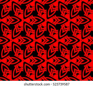 abstract seamless geometries pattern. Vector illustration. Red color. for wallpaper. design page fill