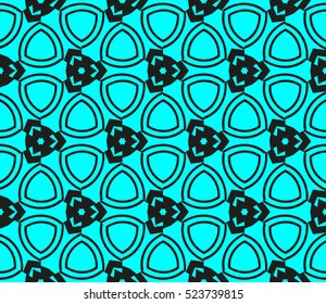 abstract seamless geometries pattern. Vector illustration. Blue color. for wallpaper. design page fill