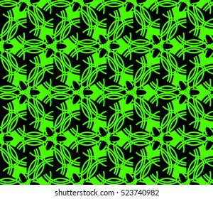 abstract seamless geometries pattern. Vector illustration. Green color. for wallpaper. design page fill