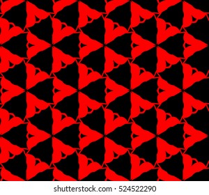 abstract seamless geometries pattern. Vector illustration. Red color. for wallpaper. design page fill
