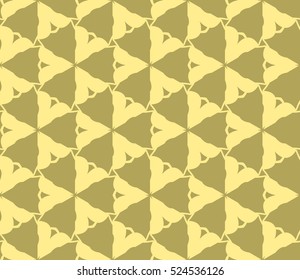 abstract seamless geometries pattern. Vector illustration. Yellow color. for wallpaper. design page fill