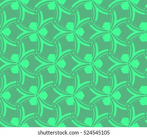 abstract seamless geometries pattern. Vector illustration. Green color. for wallpaper. design page fill