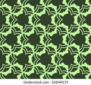 abstract seamless geometries pattern. Vector illustration. Green color. for wallpaper. design page fill