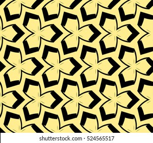 abstract seamless geometries pattern. Vector illustration. Yellow color. for wallpaper. design page fill
