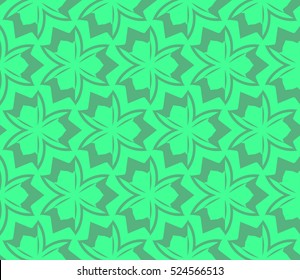 abstract seamless geometries pattern. Vector illustration. Green color. for wallpaper. design page fill