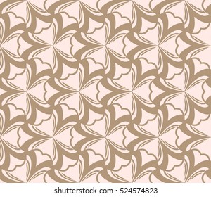 abstract, seamless, geometries, pattern., Vector, illustration., Begie, color., for, wallpaper., design, page, fill