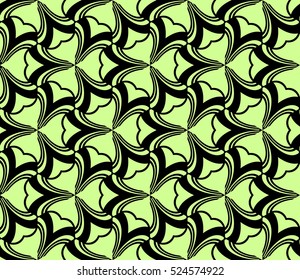 abstract seamless geometries pattern. Vector illustration. Green color. for wallpaper. design page fill