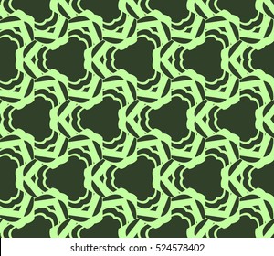 abstract seamless geometries pattern. Vector illustration. Green color. for wallpaper. design page fill
