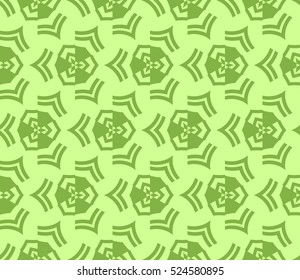 abstract seamless geometries pattern. Vector illustration. Green color. for wallpaper. design page fill