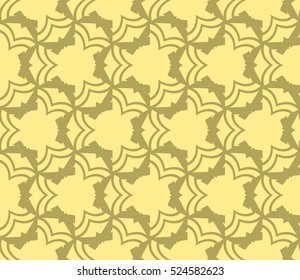abstract seamless geometries pattern. Vector illustration. Yellow color. for wallpaper. design page fill