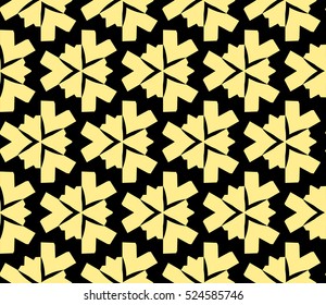 abstract seamless geometries pattern. Vector illustration. Yellow color. for wallpaper. design page fill