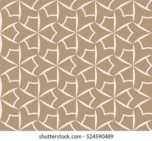 abstract, seamless, geometries, pattern., Vector, illustration., Begie, color., for, wallpaper., design, page, fill