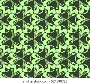 abstract seamless geometries pattern. Vector illustration. Green color. for wallpaper. design page fill