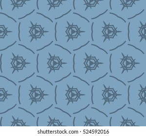 abstract seamless geometries pattern. Vector illustration. Blue color. for wallpaper. design page fill