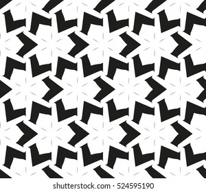 abstract seamless geometries pattern. Vector illustration. White in black color. for wallpaper. design page fill